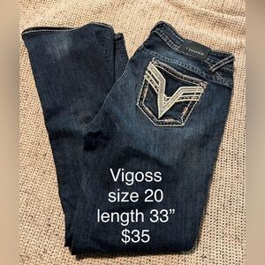 Vigoss jeans size 20 - Great shape
